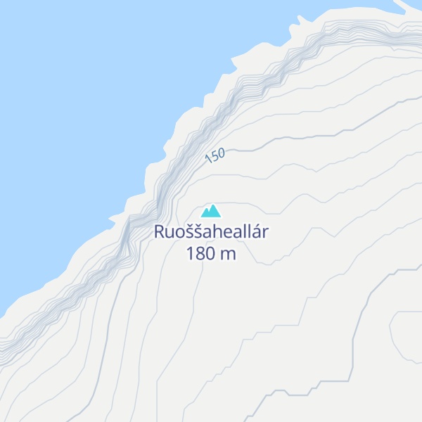 Map of Ruoššaheallár