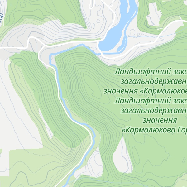 Map of Karmaliukova hora