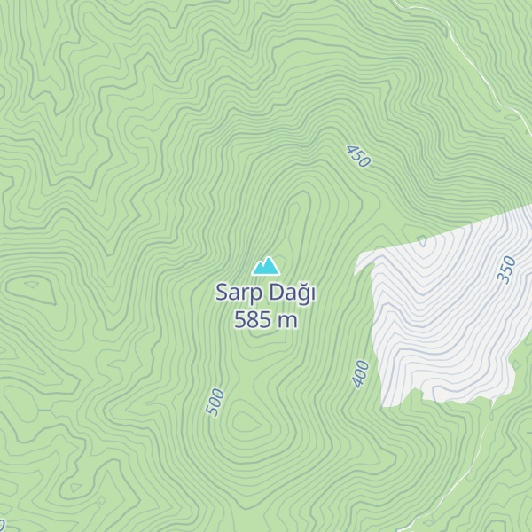 Map of Sarp Dağı