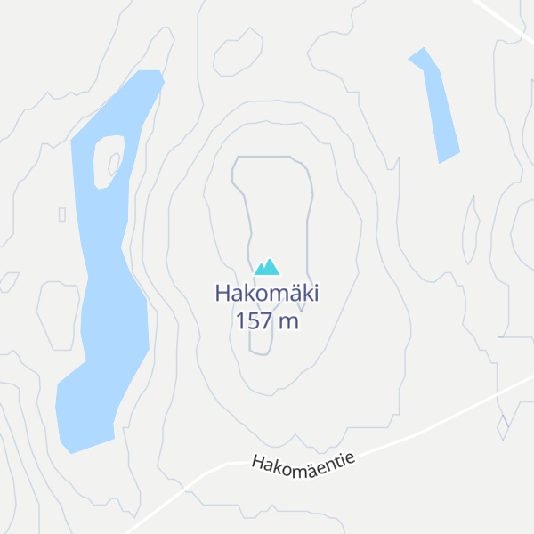 Map of Hakomäki