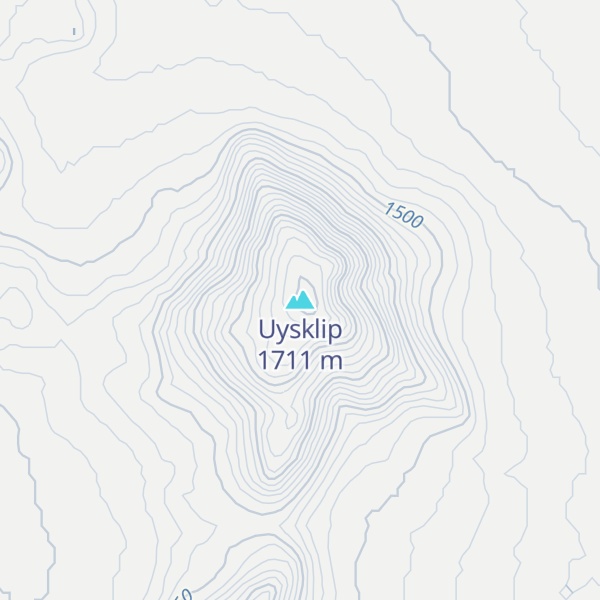 Map of Uysklip