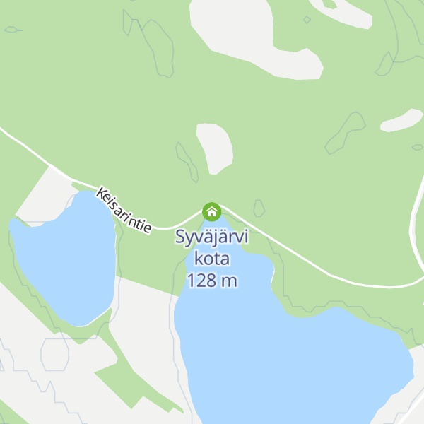 Map of Syväjärvi kota