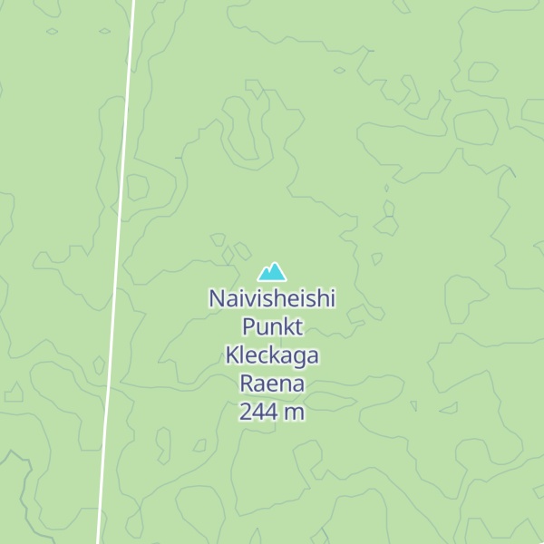 Map of Naivisheishi Punkt Kleckaga Raena