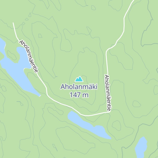Map of Aholanmäki