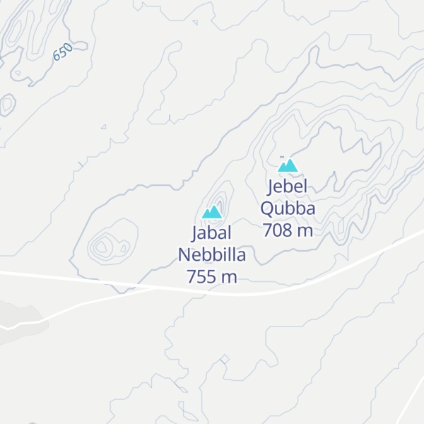 Map of Jabal Nebbilla