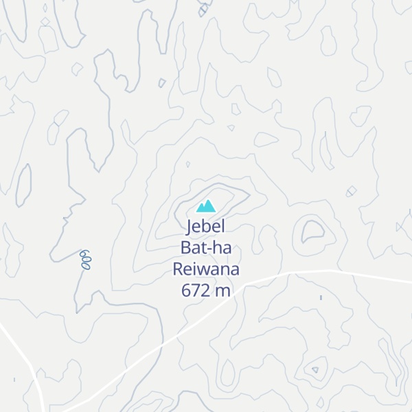 Map of Jebel Bat-ha Reiwana