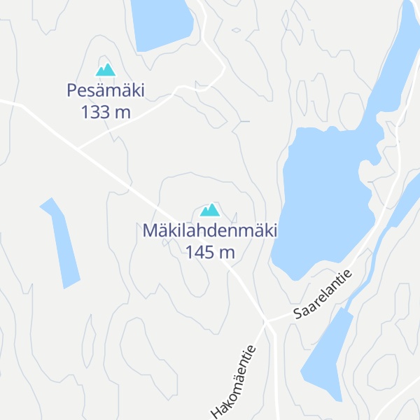 Map of Mäkilahdenmäki