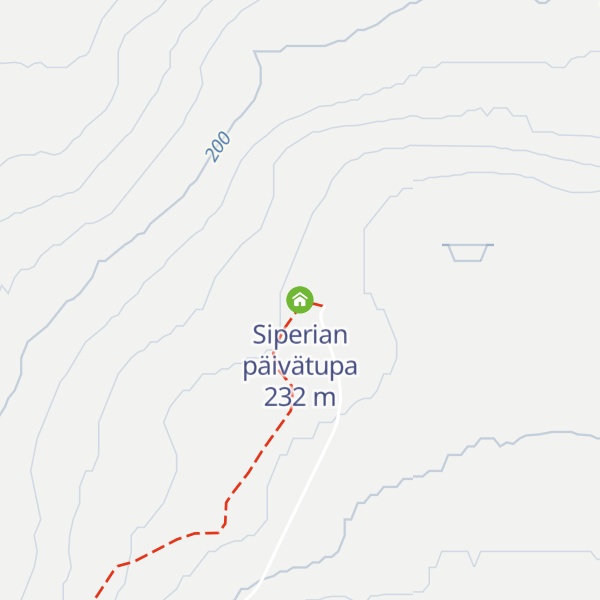 Map of Siperian päivätupa