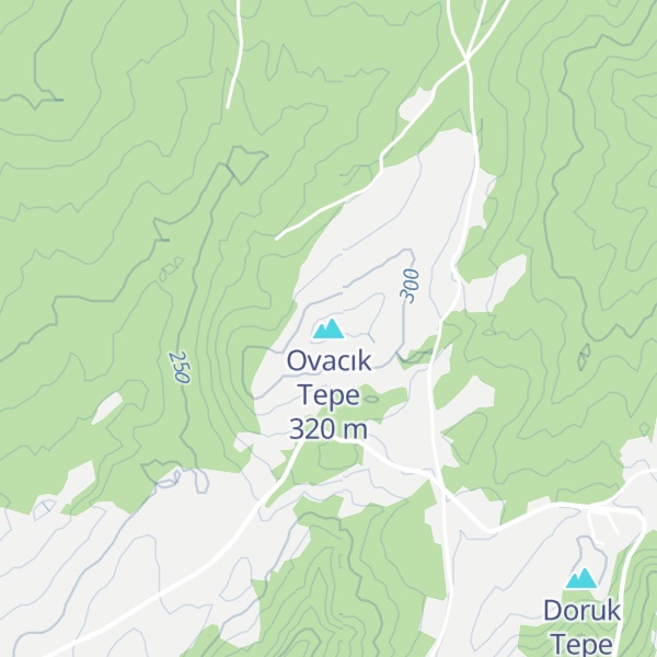 Map of Ovacık Tepe