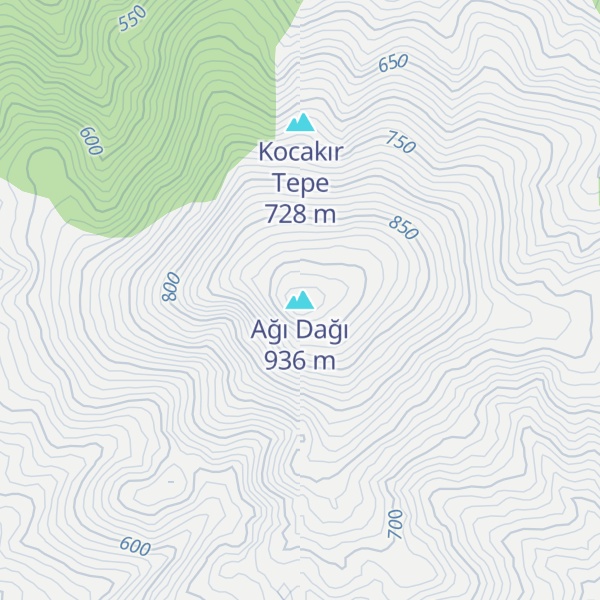 Map of Ağı Dağı