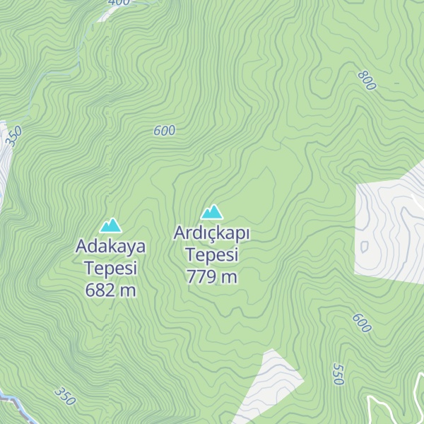 Map of Ardıçkapı Tepesi