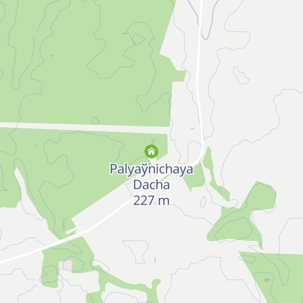 Map of Palyaўnichaya Dacha