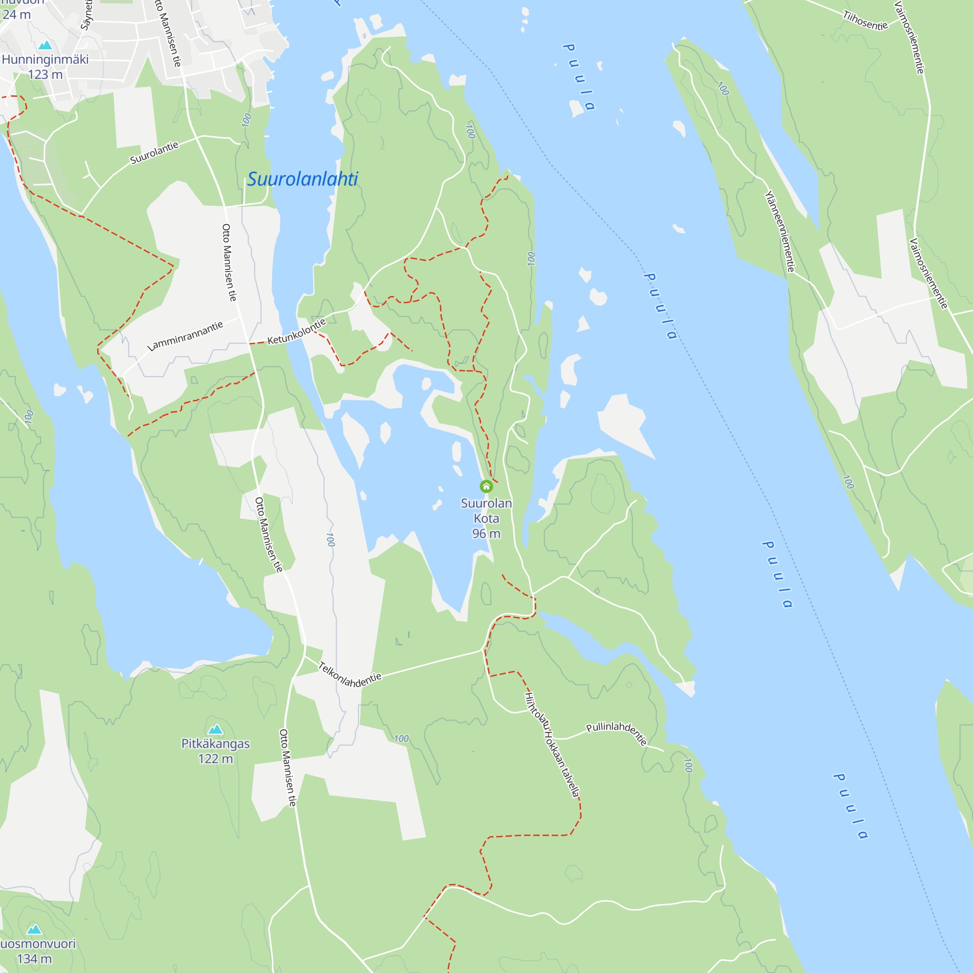 Suurolan Kota map