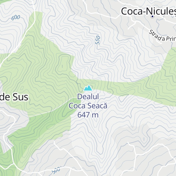 Map of Dealul Coca Seacă