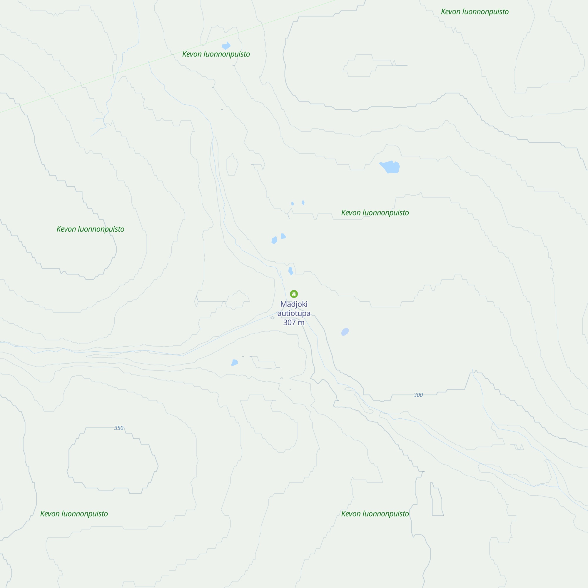 Madjoki autiotupa map