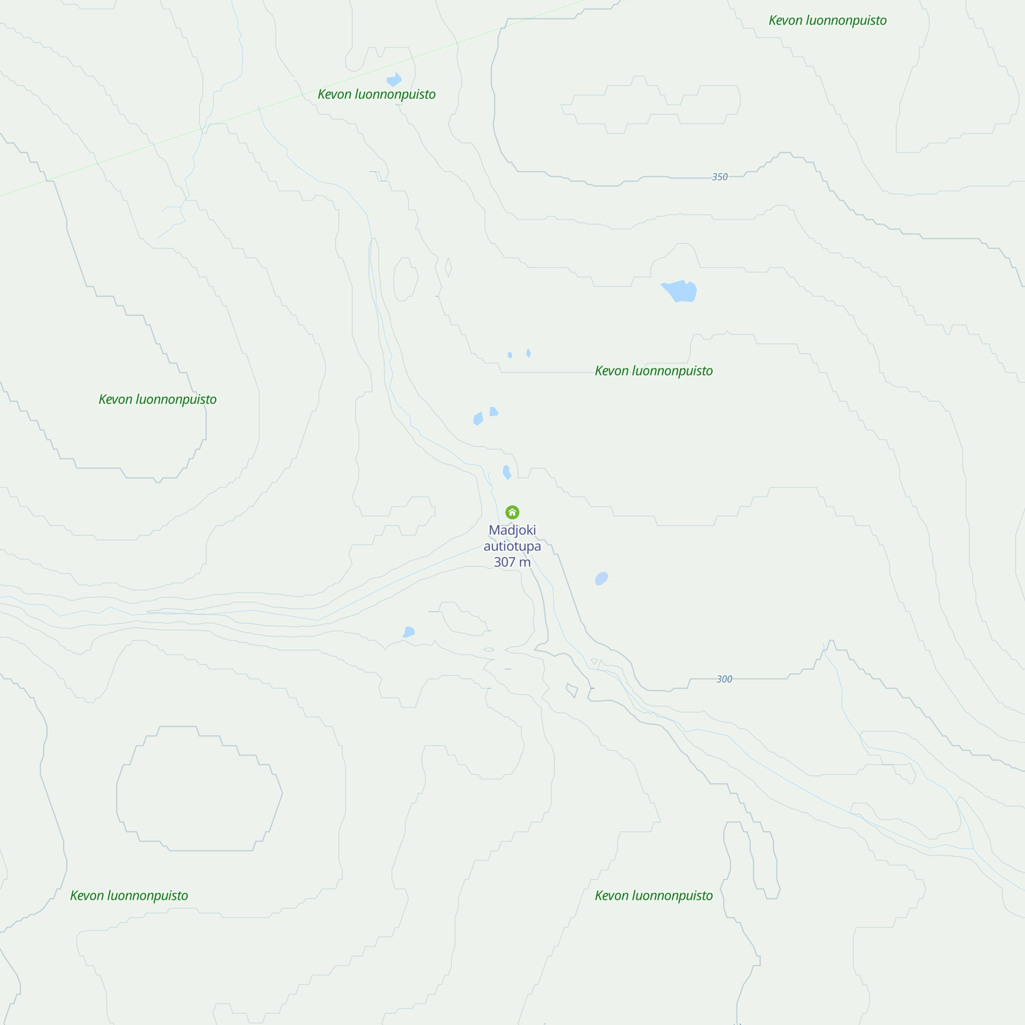 Madjoki autiotupa map