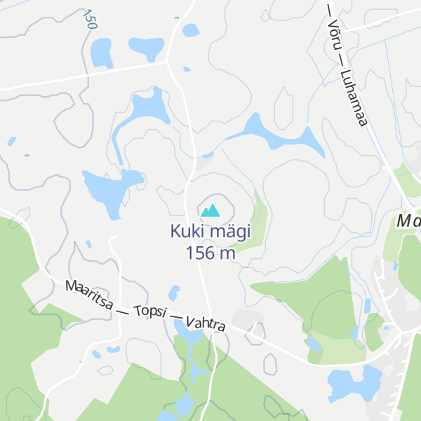 Map of Kuki mägi