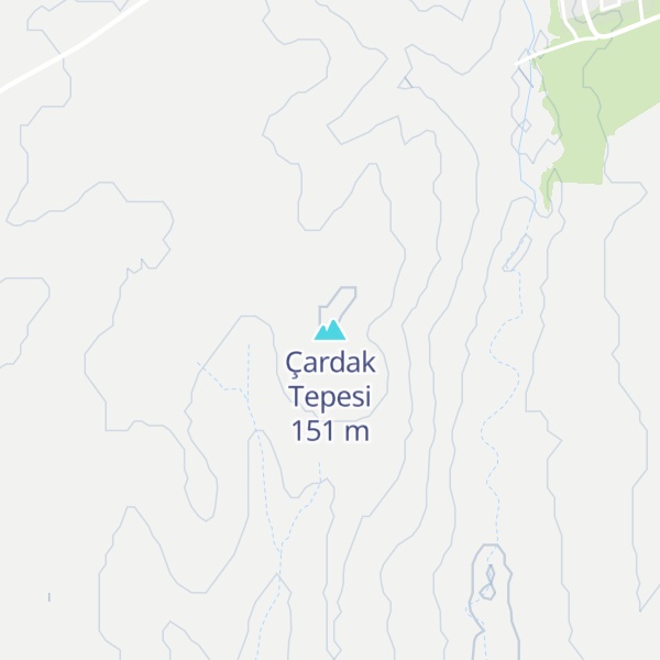 Map of Çardak Tepesi
