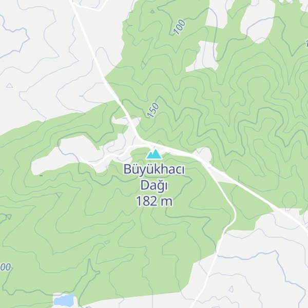 Map of Büyükhacı Dağı