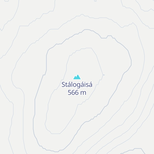 Map of Stálogáisá