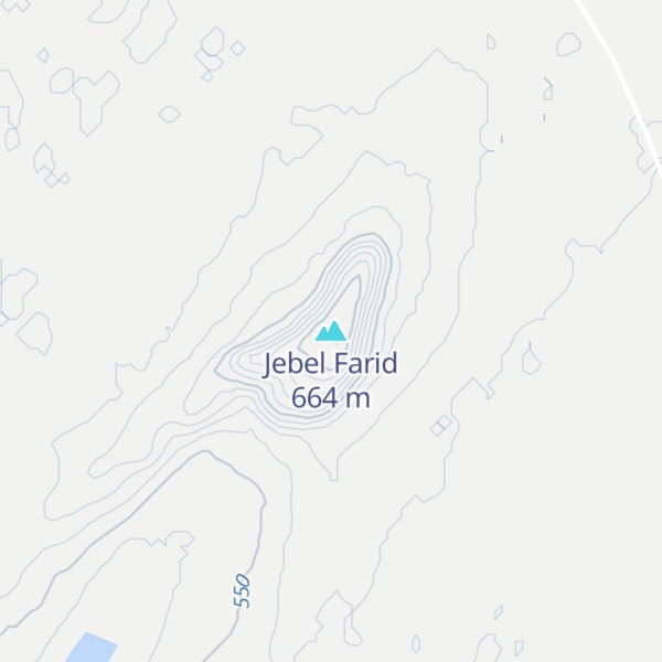 Map of Jebel Farid