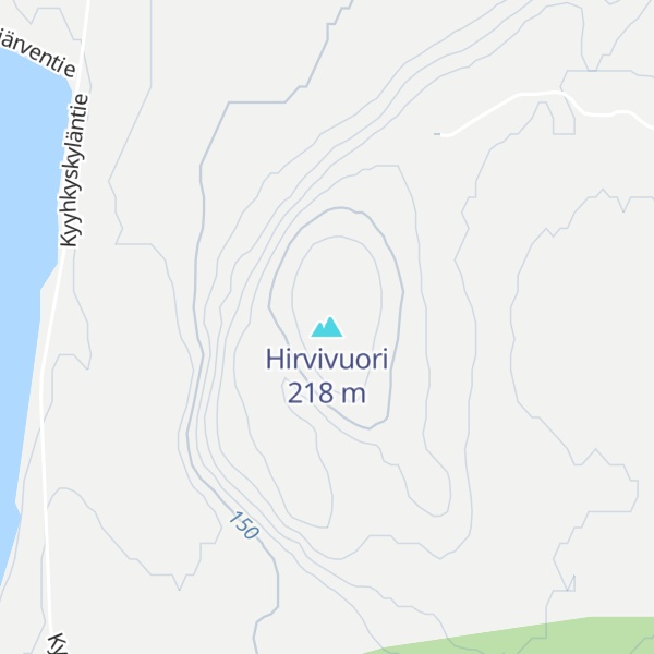 Map of Hirvivuori