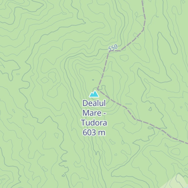 Map of Dealul Mare - Tudora