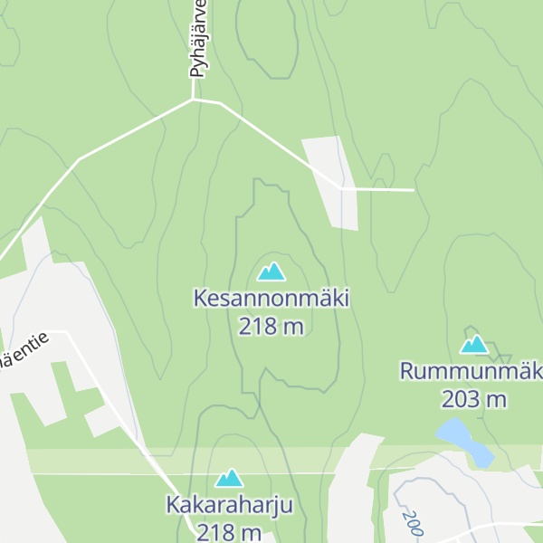 Map of Kesannonmäki