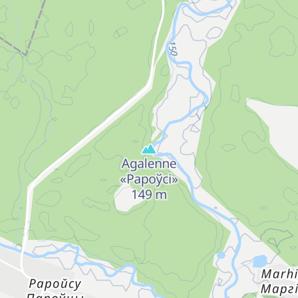 Map of Agalenne «Papoўci»