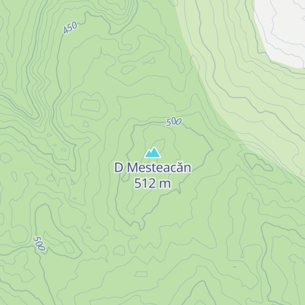 Map of D Mesteacăn