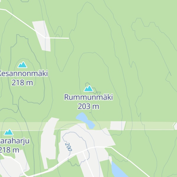 Map of Rummunmäki