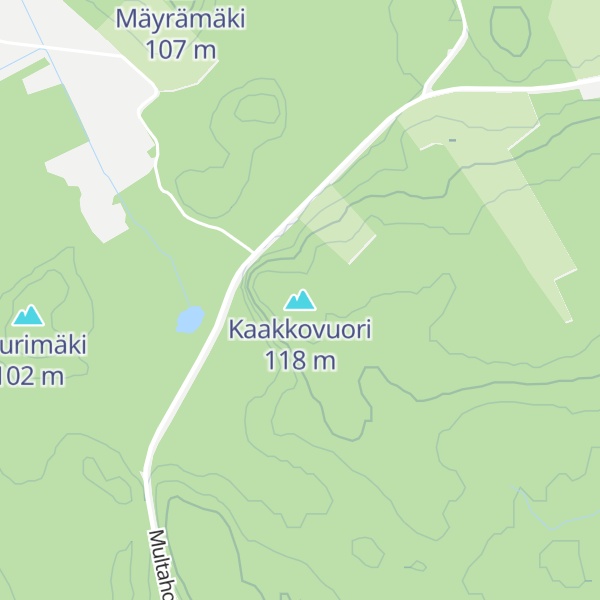 Map of Kaakkovuori