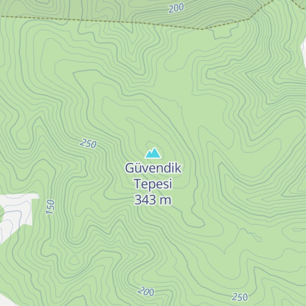 Map of Güvendik Tepesi