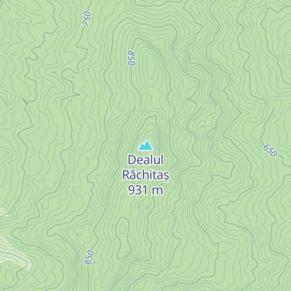 Map of Dealul Răchitaș