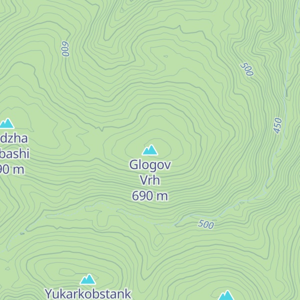 Map of Glogov Vrh