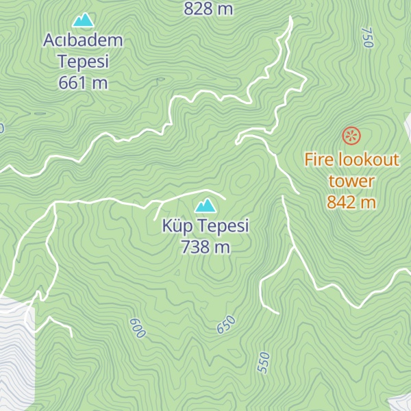 Map of Küp Tepesi