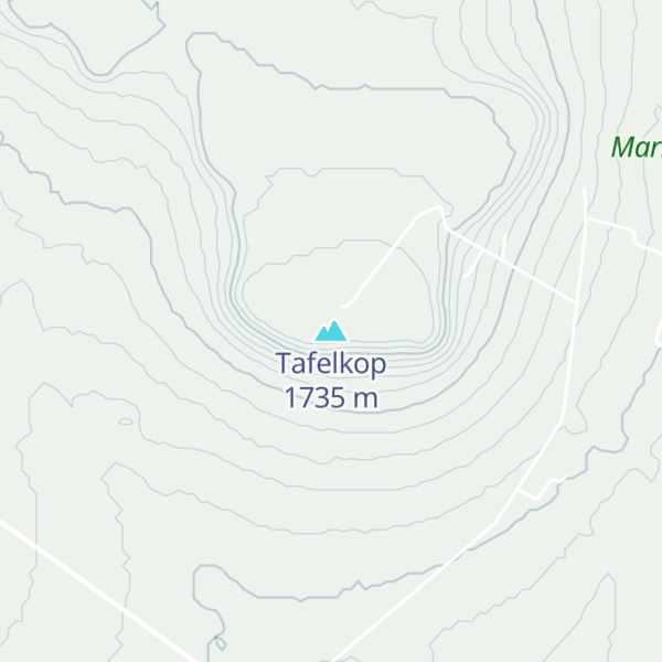 Map of Tafelkop