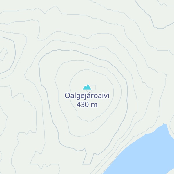 Map of Oalgejároaivi
