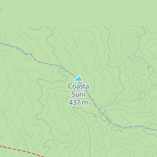 Map of Coasta Șurii