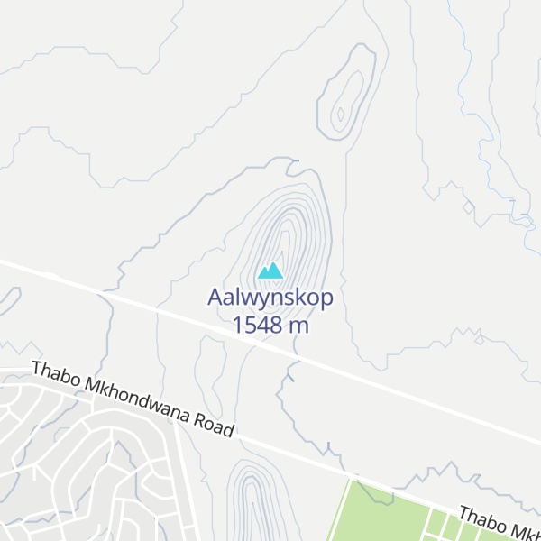 Map of Aalwynskop