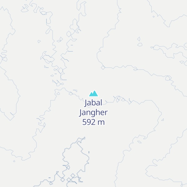 Map of Jabal Jangher