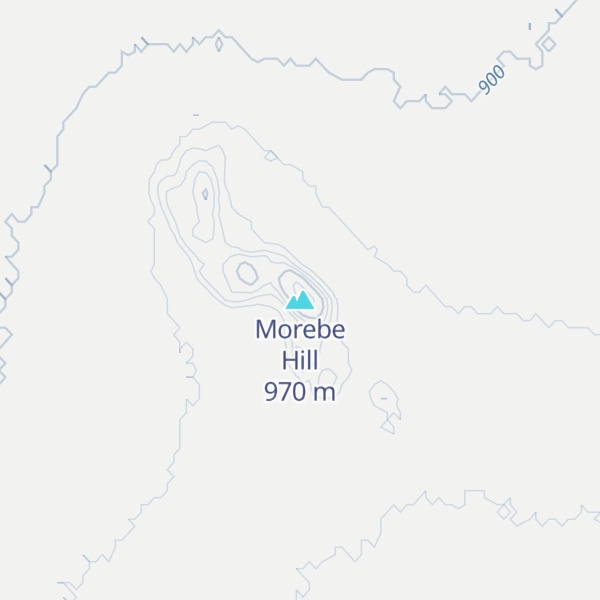 Map of Morebe Hill