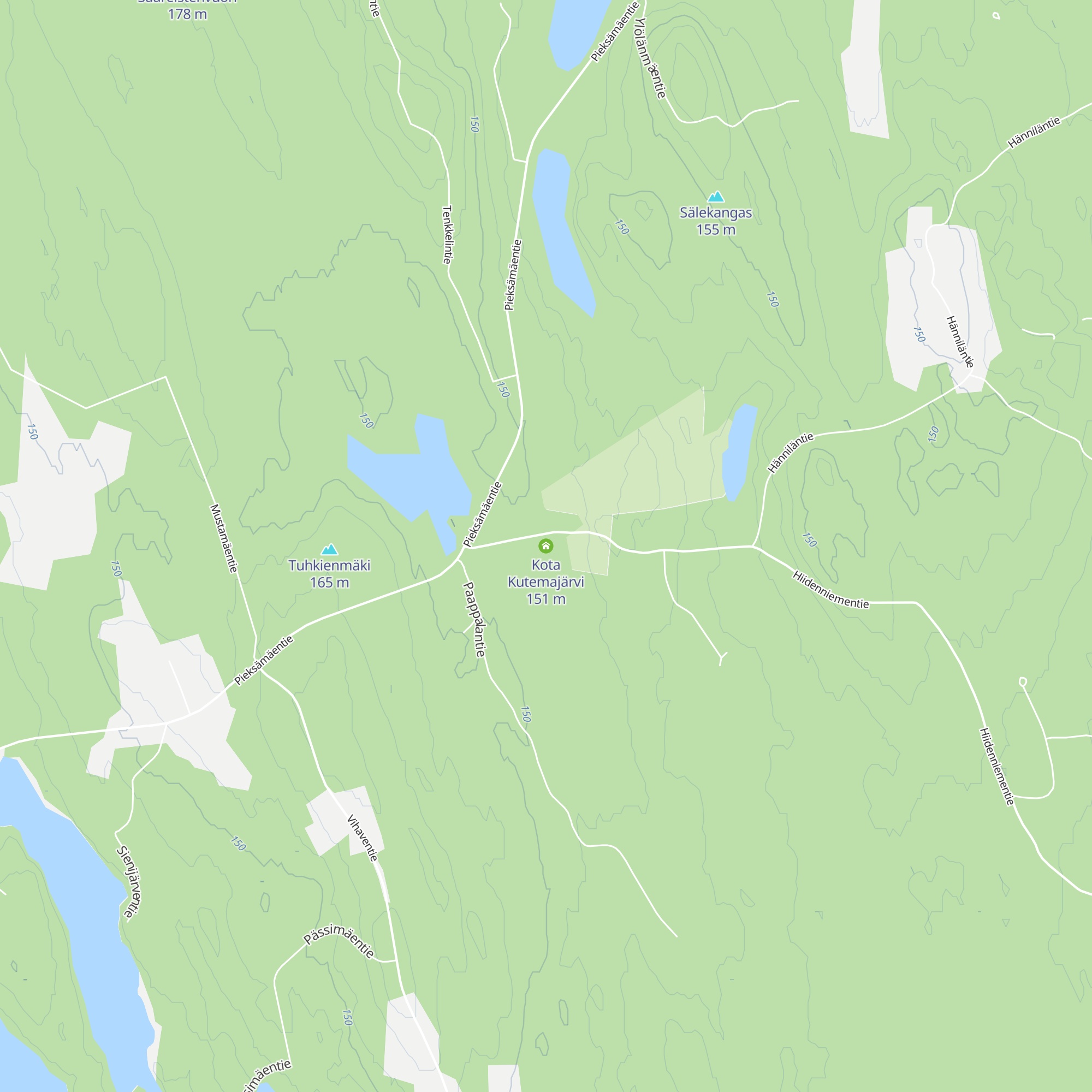 Kota Kutemajärvi map