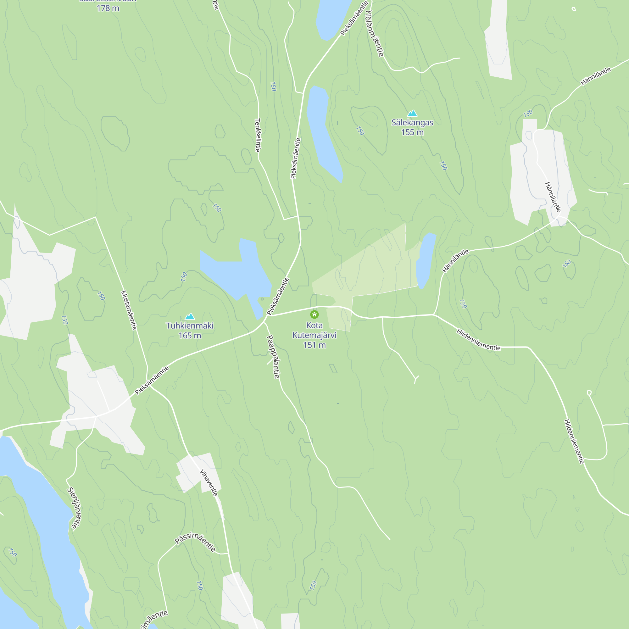 Kota Kutemajärvi map