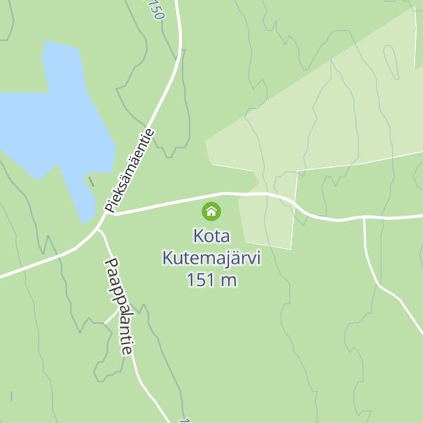 Map of Kota Kutemajärvi