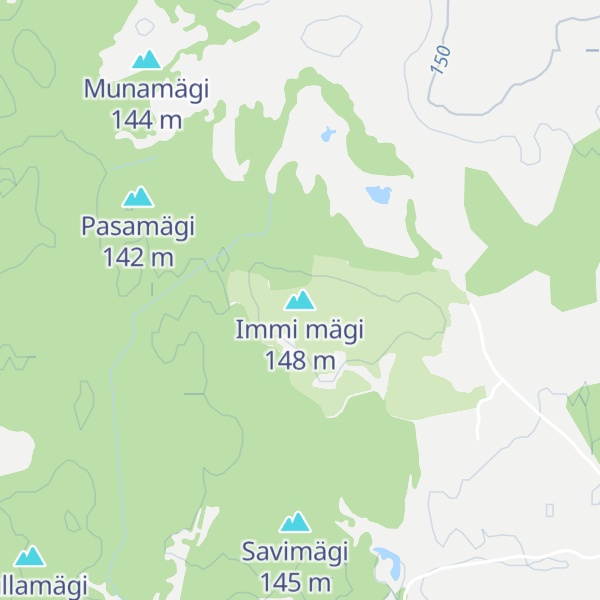 Map of Immi mägi