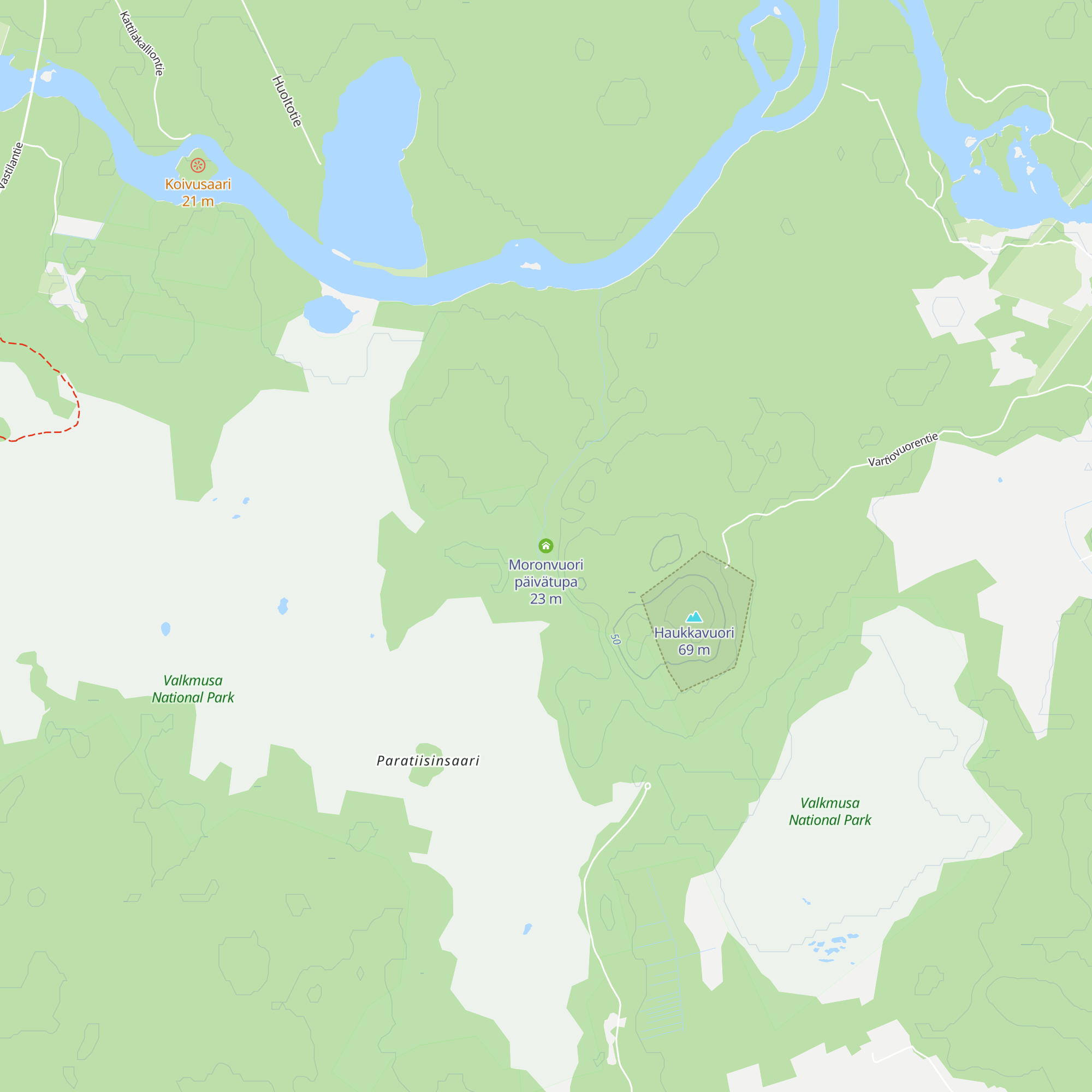 Moronvuori päivätupa map