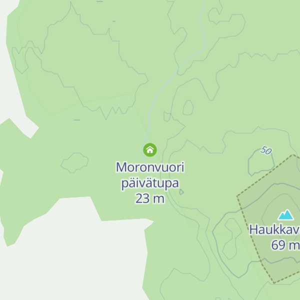 Map of Moronvuori päivätupa