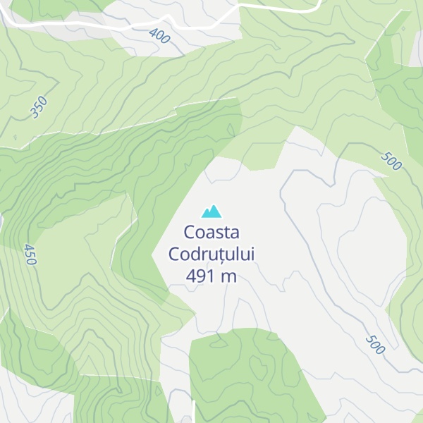 Map of Coasta Codruțului