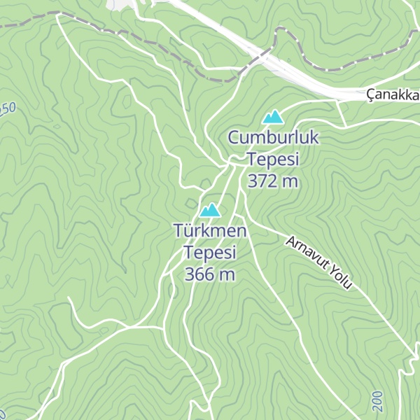 Map of Türkmen Tepesi